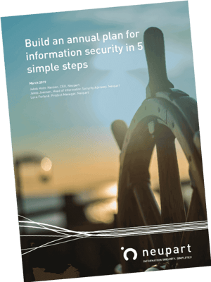 Annual plan for information security management